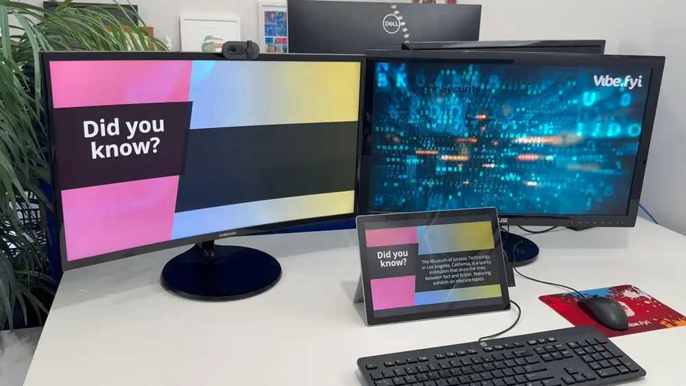 Unleash the potential in corporate screensavers