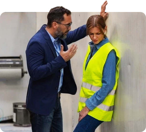 Abstract blob graphic representing the impact of Respect at Work initiatives